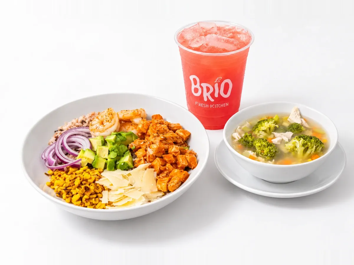 Bowl mediano + sopa o crema + agua