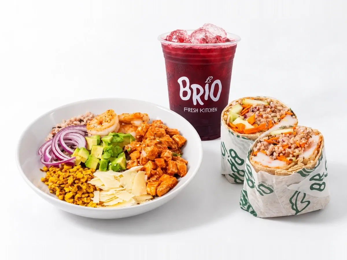 Bowl mediano + wrap + agua